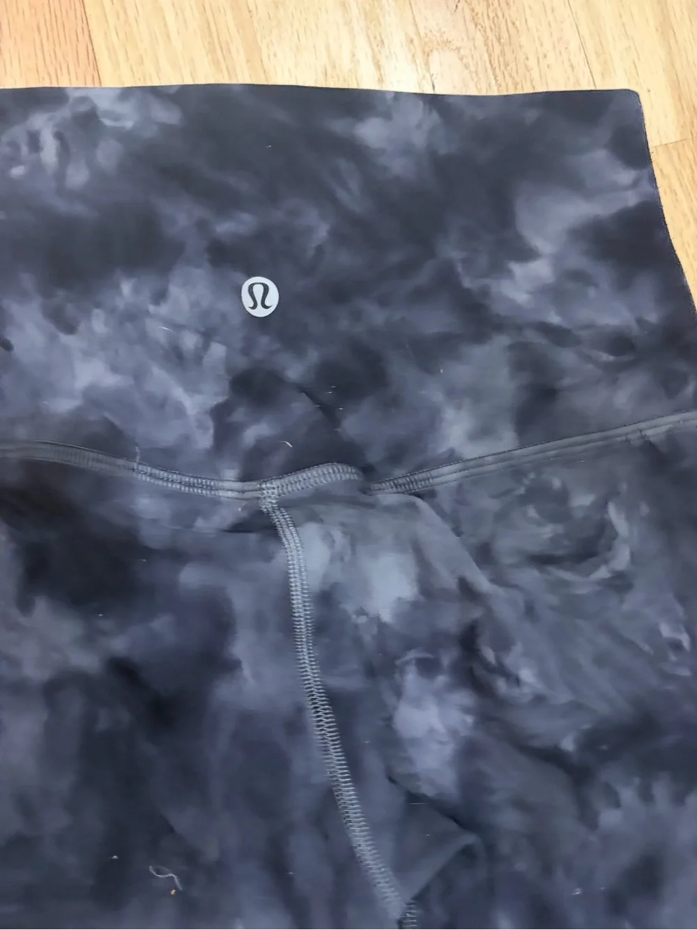 lululemon athletica Black Tie-Dye High-Waist Leggings